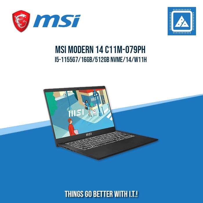 MSI MODERN 14 C11M-079PH I5-1155G7/16GB/512GB NVME | BEST FOR STUDENTS AND FREELANCERS LAPTOP MSI MODERN 14 C11M-079PH I5-1155G7/16GB/512GB NVME | BEST FOR STUDENTS AND FREELANCERS LAPTOP